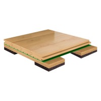 板式龙骨结构运动木地板